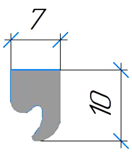 Силиконовый профиль №0359