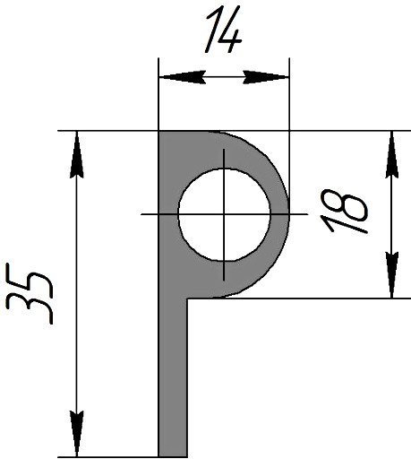 Силиконовый профиль №0134