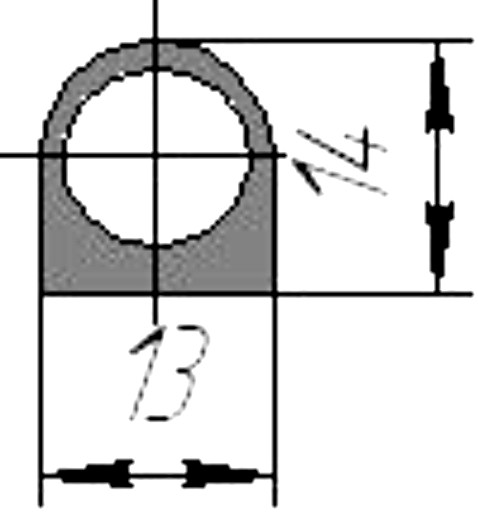 Силиконовый профиль №0068