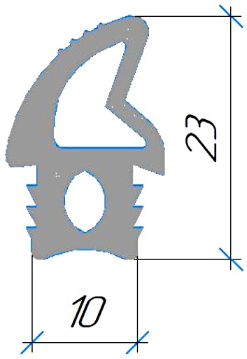 Силиконовый профиль №0462