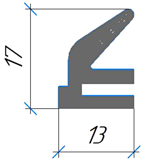 Силиконовый профиль №0680