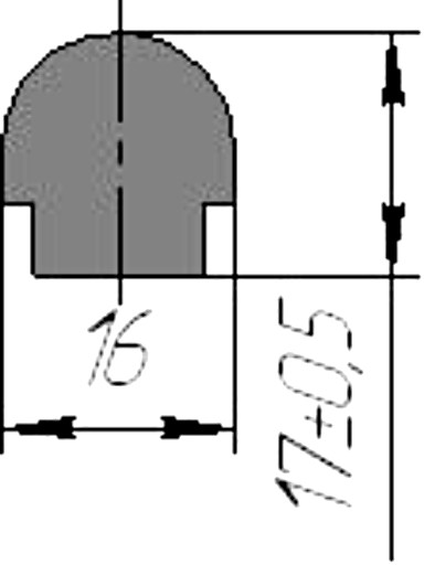 Силиконовый профиль №0066