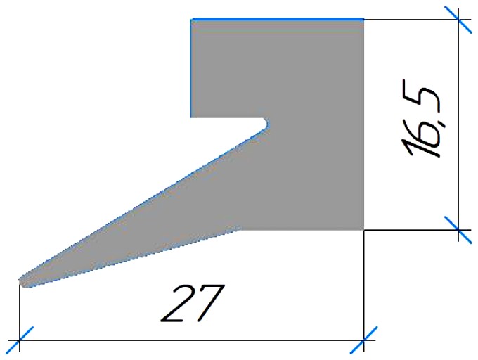 Силиконовый профиль №0365