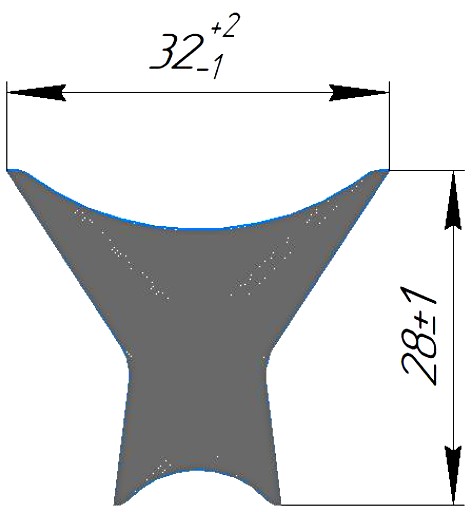 Силиконовый профиль №0328