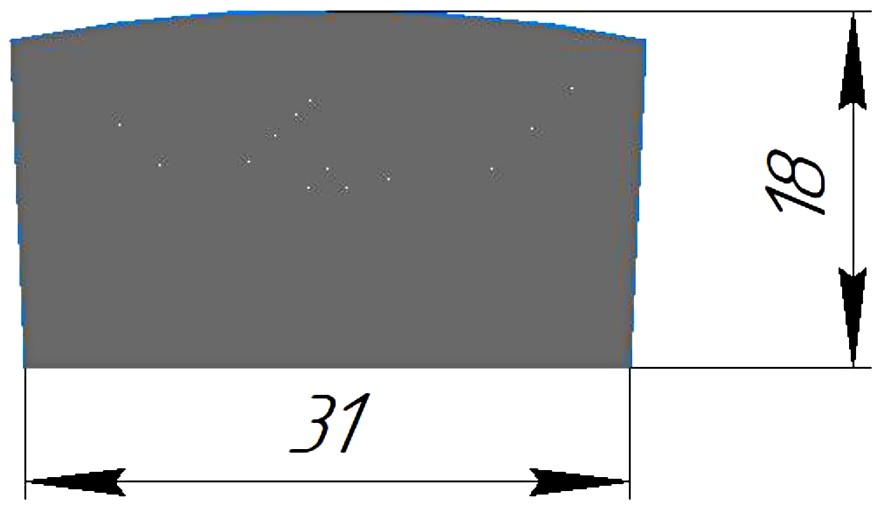 Силиконовый профиль №0281