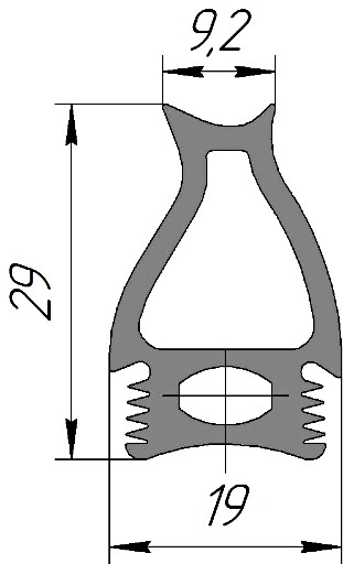 Силиконовый профиль №0253