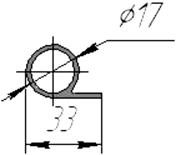 Силиконовый профиль №0021