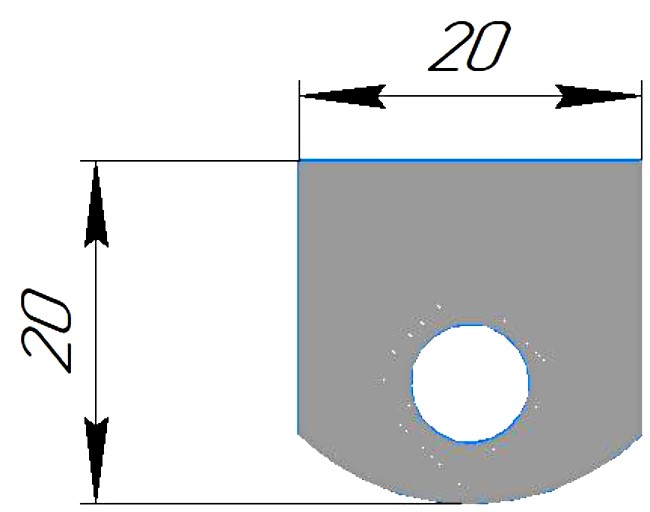 Силиконовый профиль №0404