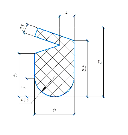 Силиконовый профиль №0868