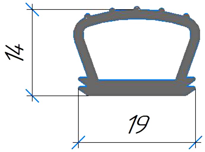 Силиконовый профиль №0663