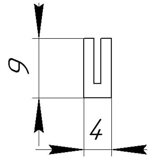 Силиконовый профиль №0270