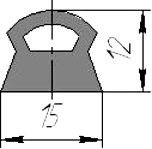 Силиконовый профиль №0029