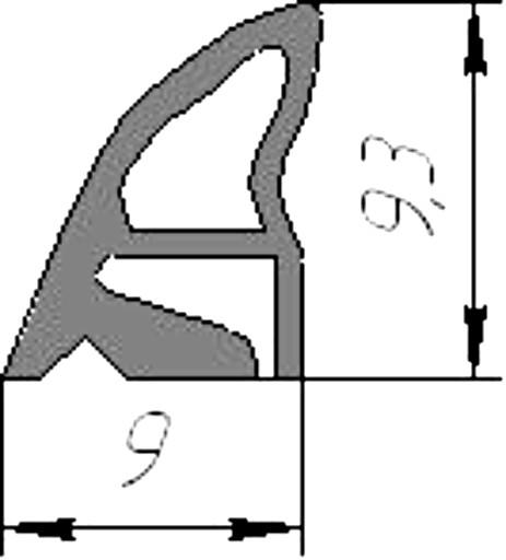 Силиконовый профиль №0053