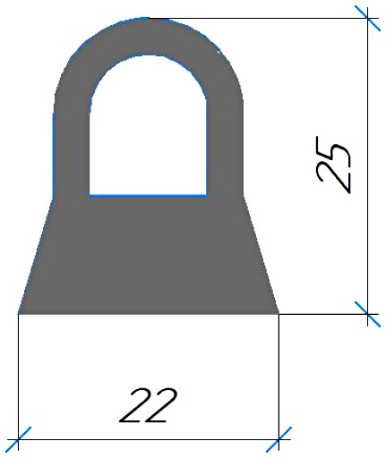 Силиконовый профиль №0517