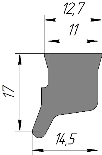 Силиконовый профиль №0235