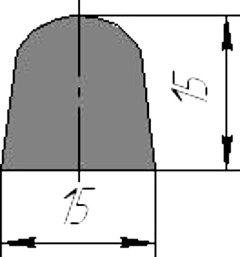 Силиконовый профиль №0043