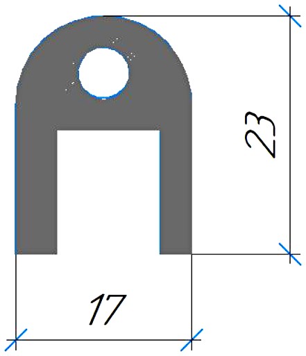 Силиконовый профиль №0600