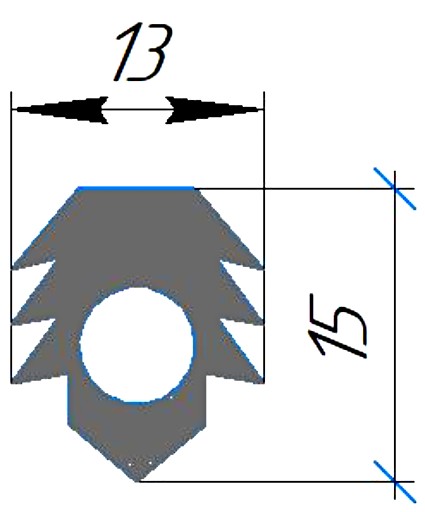 Силиконовый профиль №0276