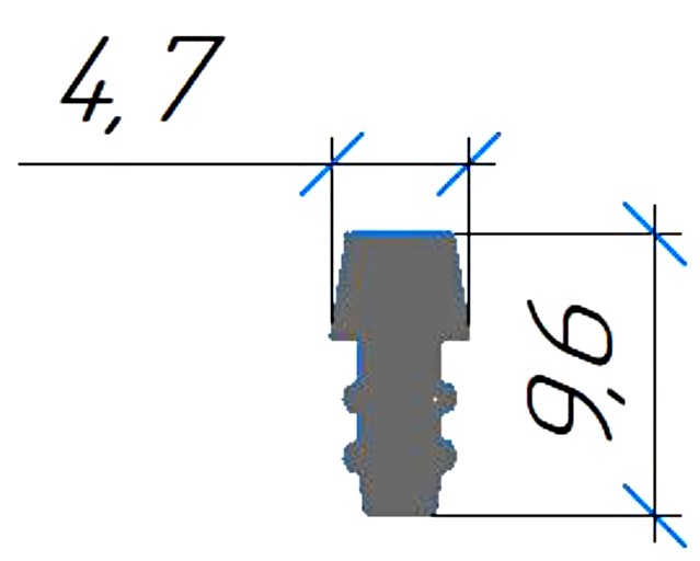 Силиконовый профиль №0547