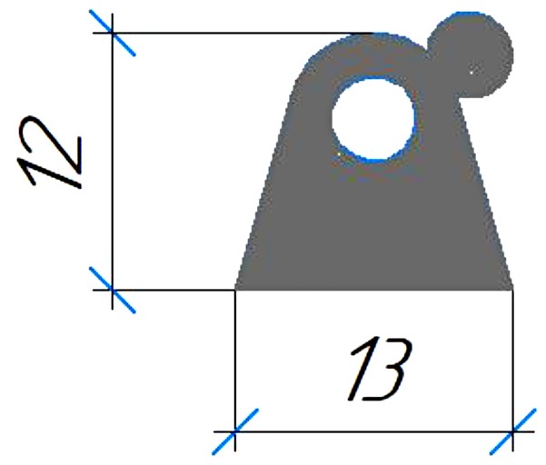 Силиконовый профиль №0667