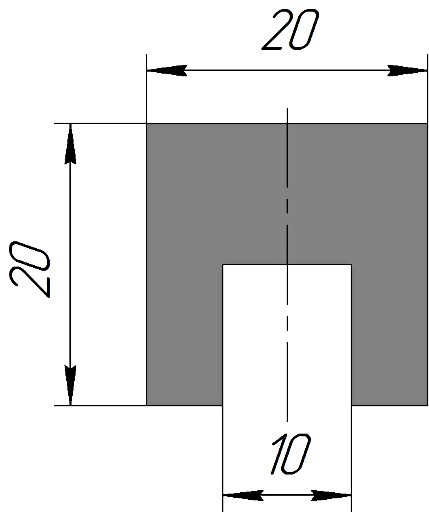 Силиконовый профиль №0186