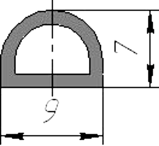 Силиконовый профиль №0084