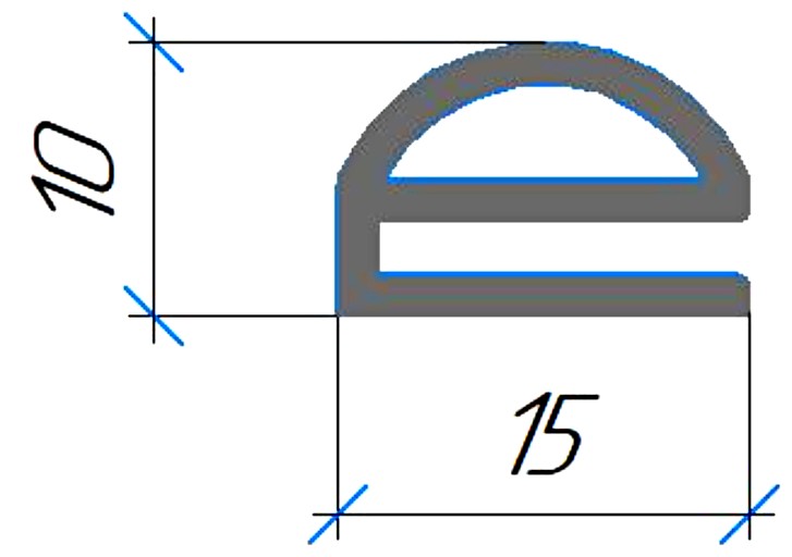 Силиконовый профиль №0585