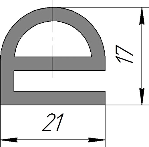 Силиконовый профиль №0219