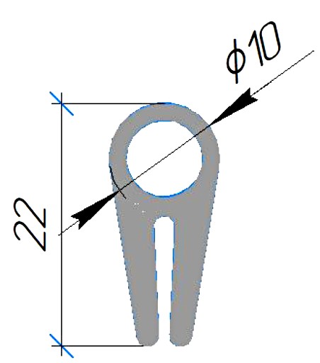 Силиконовый профиль №0374