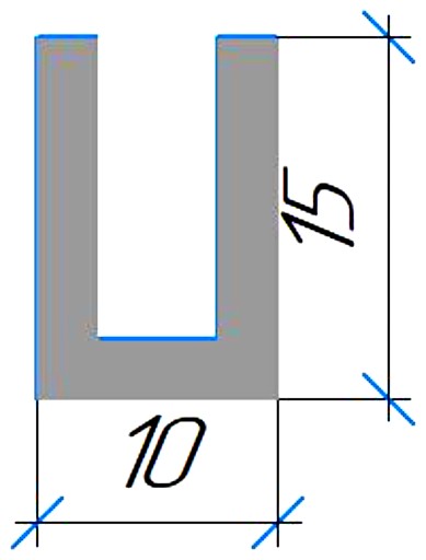 Силиконовый профиль №0395