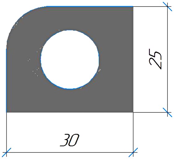 Силиконовый профиль №0576