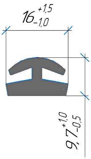 Силиконовый профиль №0760