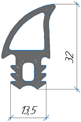Силиконовый профиль №0684