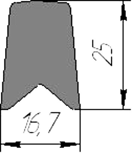 Силиконовый профиль №0087