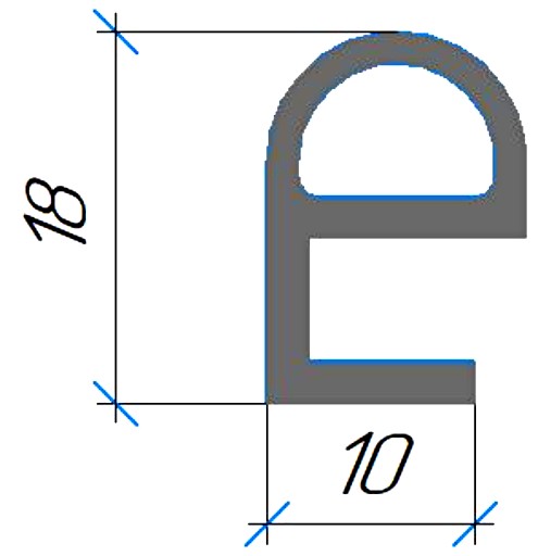Силиконовый профиль №0583
