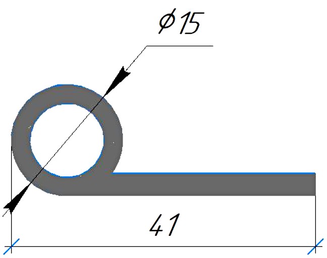 Силиконовый профиль №0721