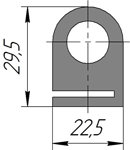 Силиконовый профиль №0127