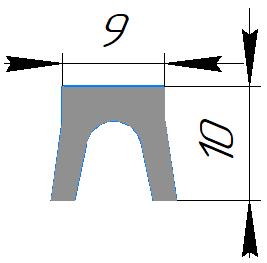 Силиконовый профиль №0419