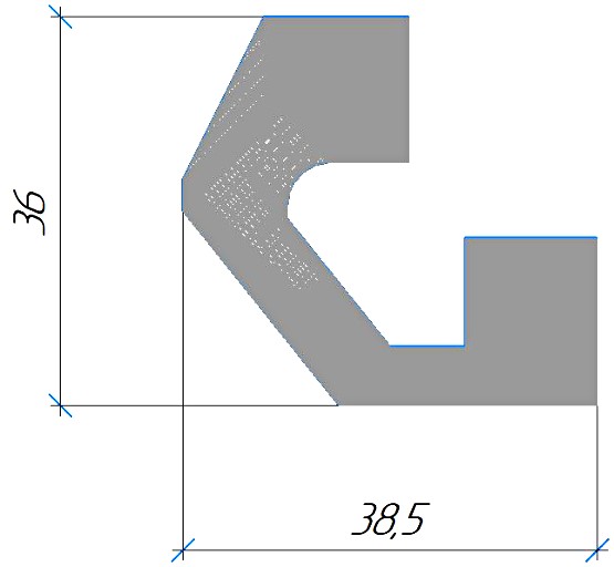 Силиконовый профиль №0380
