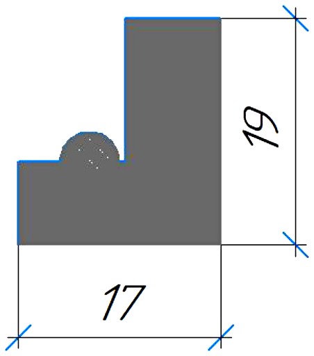 Силиконовый профиль №0677