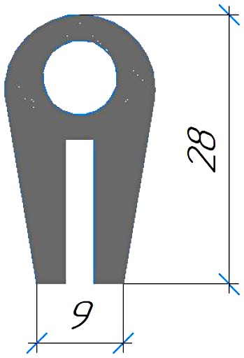 Силиконовый профиль №0693