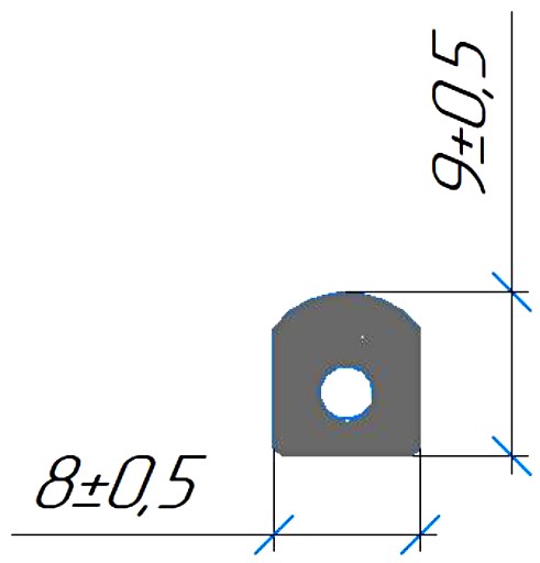 Силиконовый профиль №0615