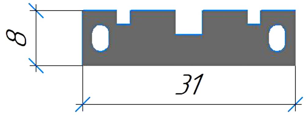 Силиконовый профиль №0662