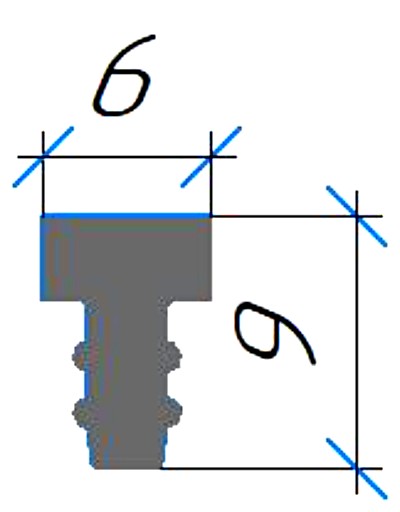 Силиконовый профиль №0546