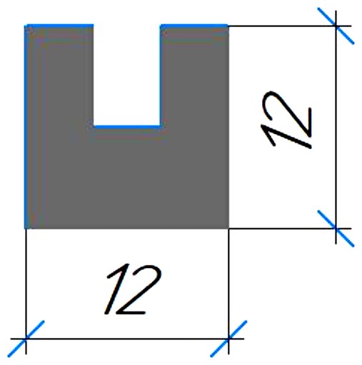 Силиконовый профиль №0671