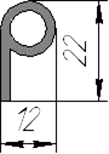 Силиконовый профиль №0009