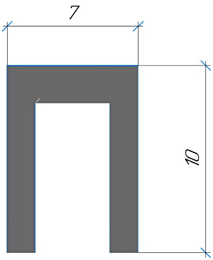 Силиконовый профиль №0496