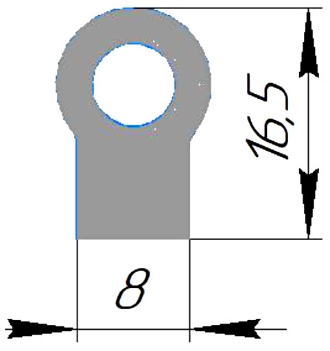 Силиконовый профиль №0460