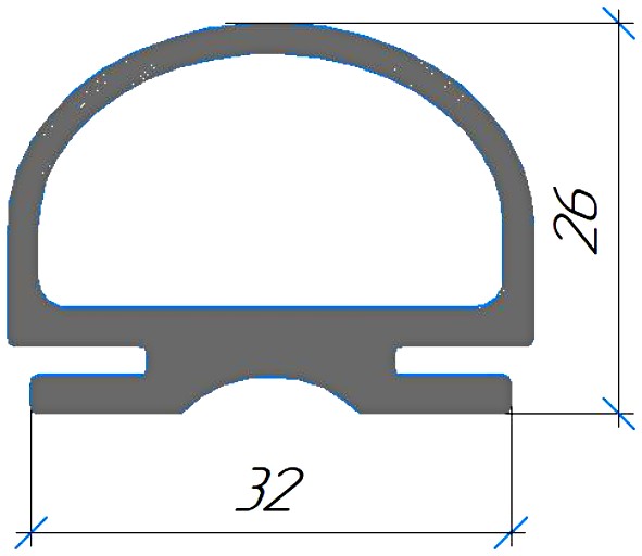 Силиконовый профиль №0570