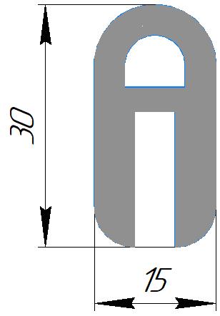 Силиконовый профиль №0432